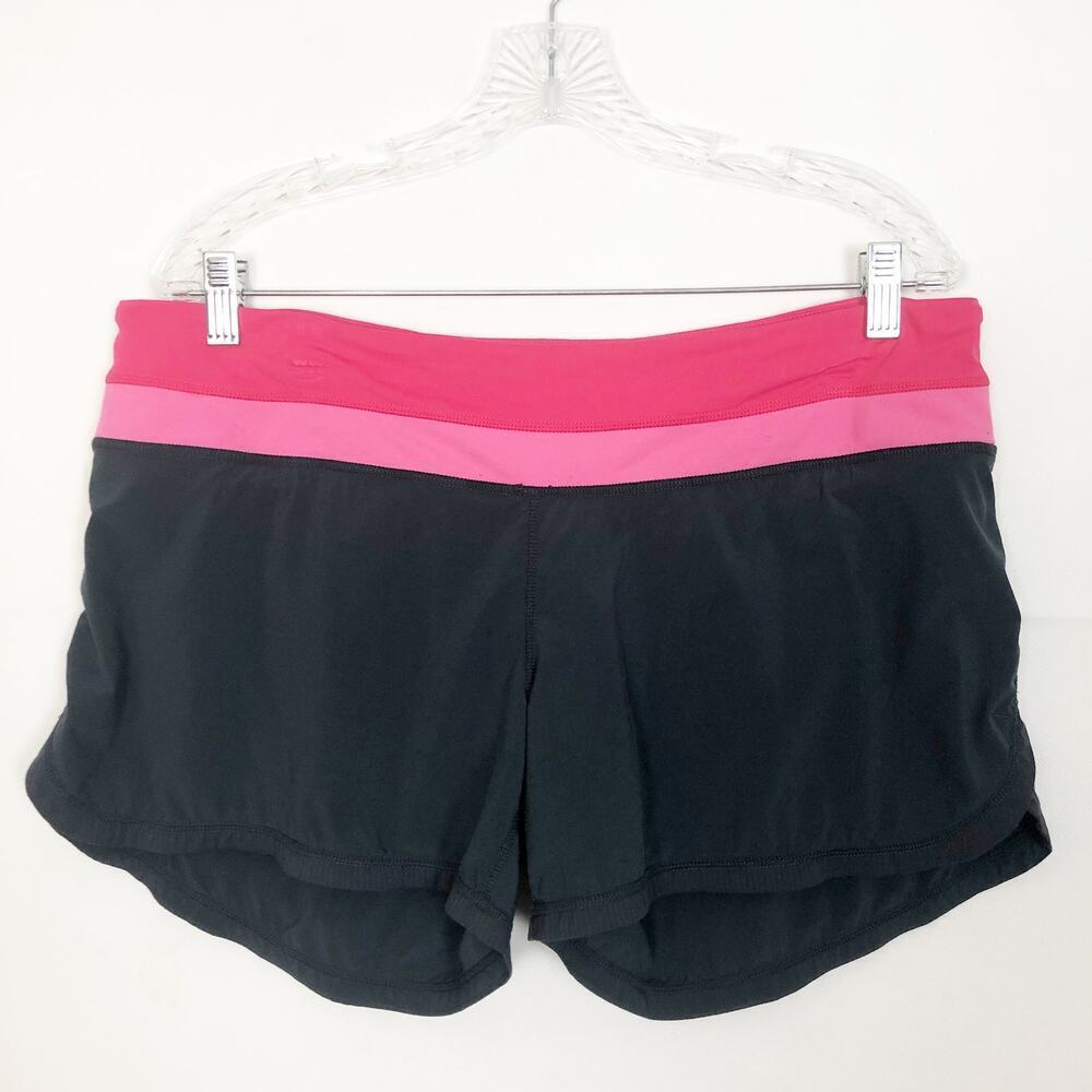 Women's Mid-Rise Black Running Shorts Size XL
